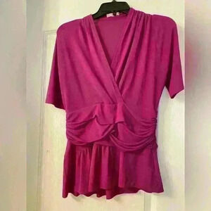 Etro V-Neck Short Sleeve Blouse